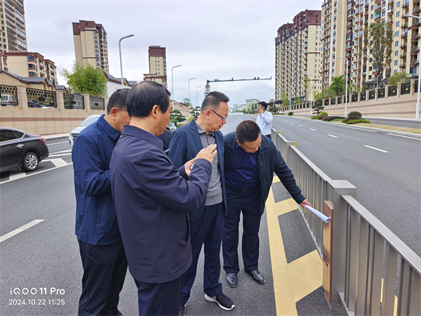 10月22日，洪董陪同汪凱書記一行到新安路調(diào)研.jpg