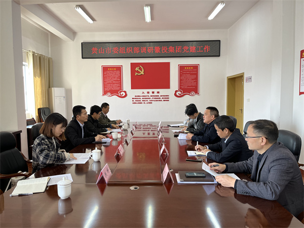 11月24日，黃山市委組織部部長程峰率隊調(diào)研黃山徽投集團黨建工作，洪董作匯報.jpg